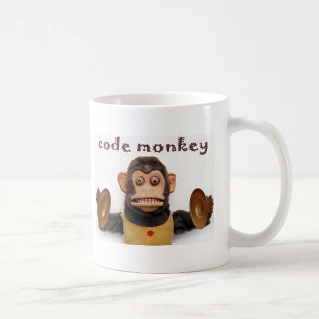 Tasse de tasse de café de singe de code de (Droite)