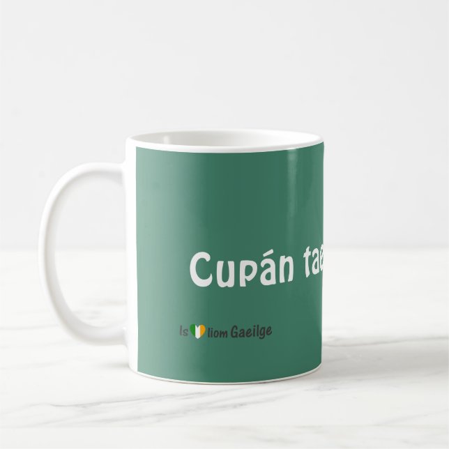 Tasse de tasse de langue de Gaeilge d'Irlandais de (Gauche)