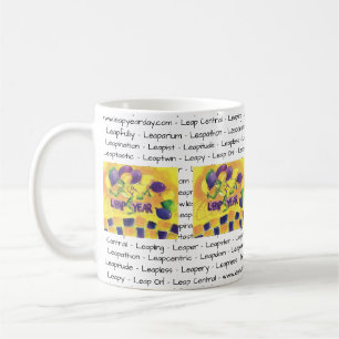 Tasse de tasse de partie d'année bissextile