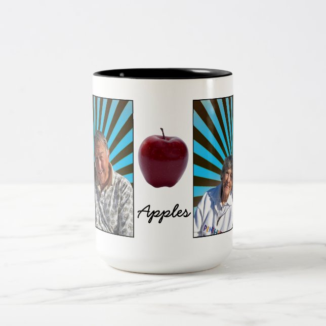 Tasse de tasses de pommes (Centre)