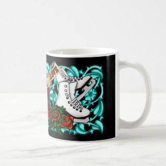 Tasse de tatouage de patineur