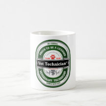 tasse de technologie de vétérinaire
