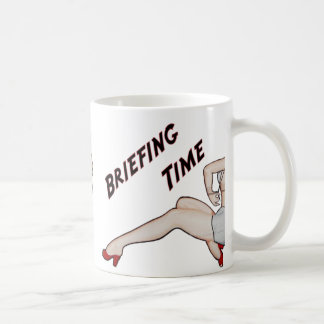 Tasse de temps de briefing