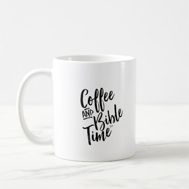 Tasse de temps de café et de bible (Gauche)