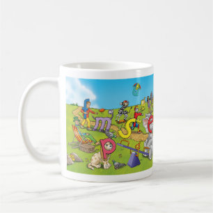 Tasse de terrain de jeu de Letterland  