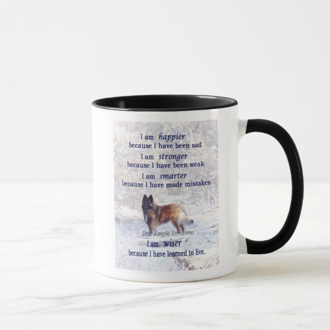 Tasse de Tervuren ; Citation inspirée (Droite)