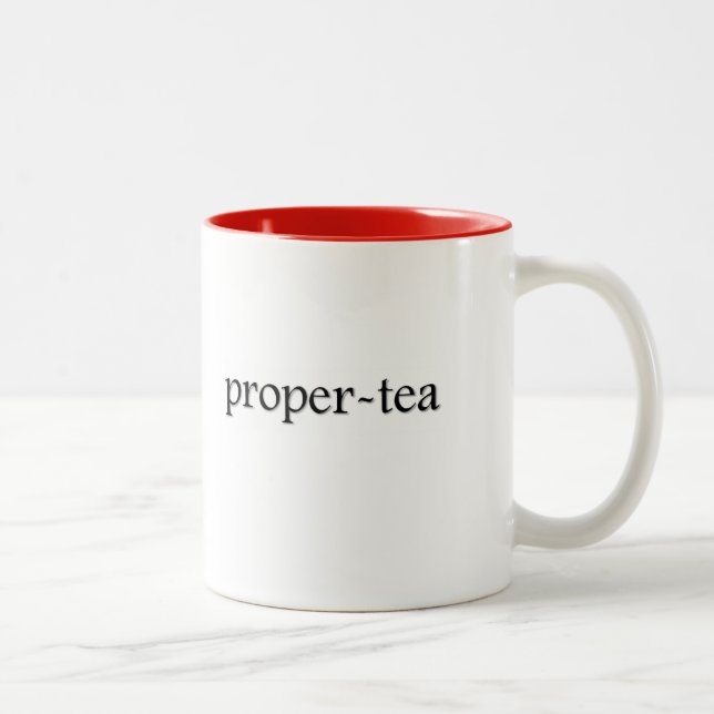 tasse de thé d'Approprié-thé (Droit)