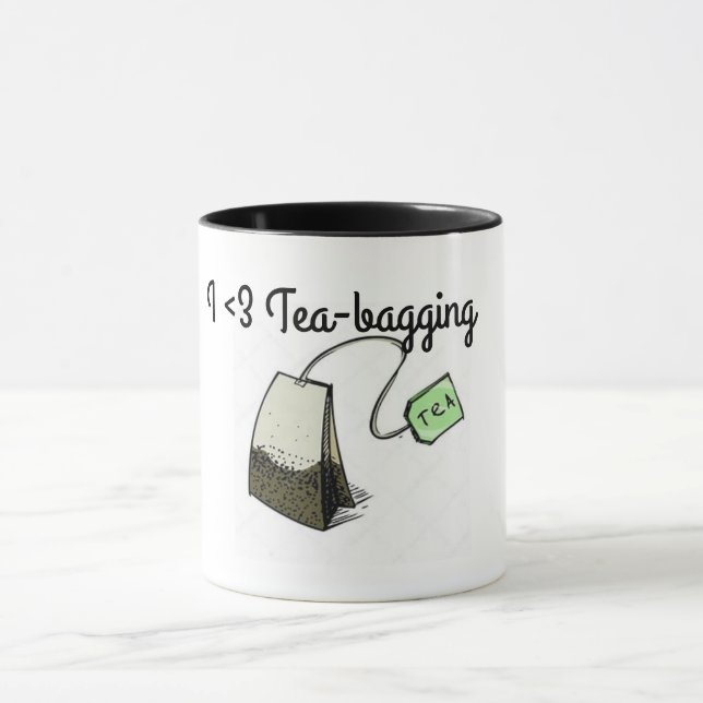 Tasse de thé drôle (Centre)