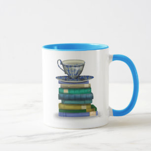 Tasse de thé et livres 3