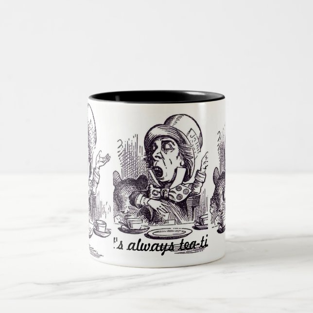 Tasse de thé folle de chapelier (Centre)