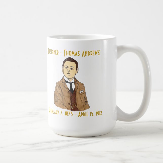 Tasse de Thomas Andrews de concepteur (Droite)