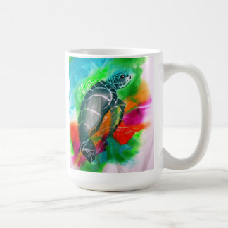 tasse de tortue de mer, Maui, Hawaï, île,