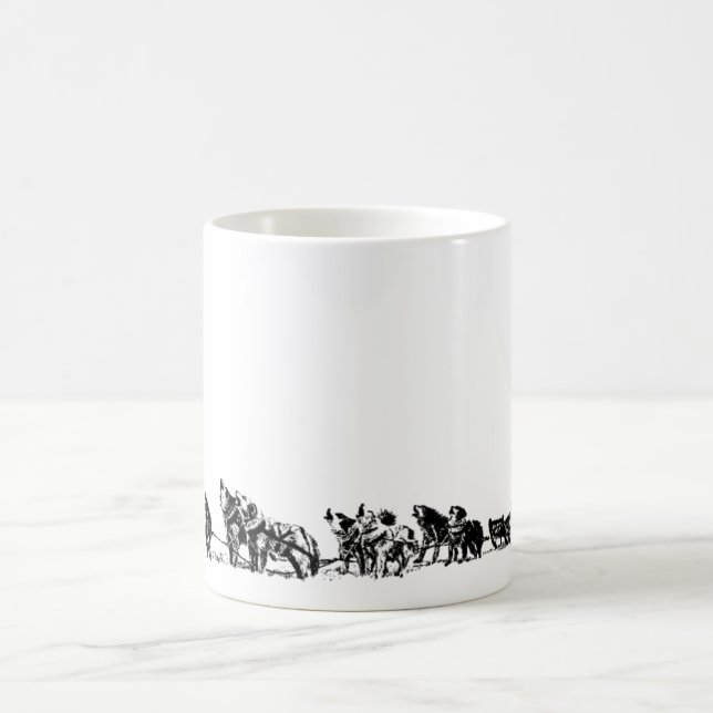 Tasse "de traîneau de chien" (Centre)