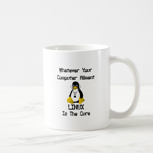 Tasse de traitement de Linux (Droite)