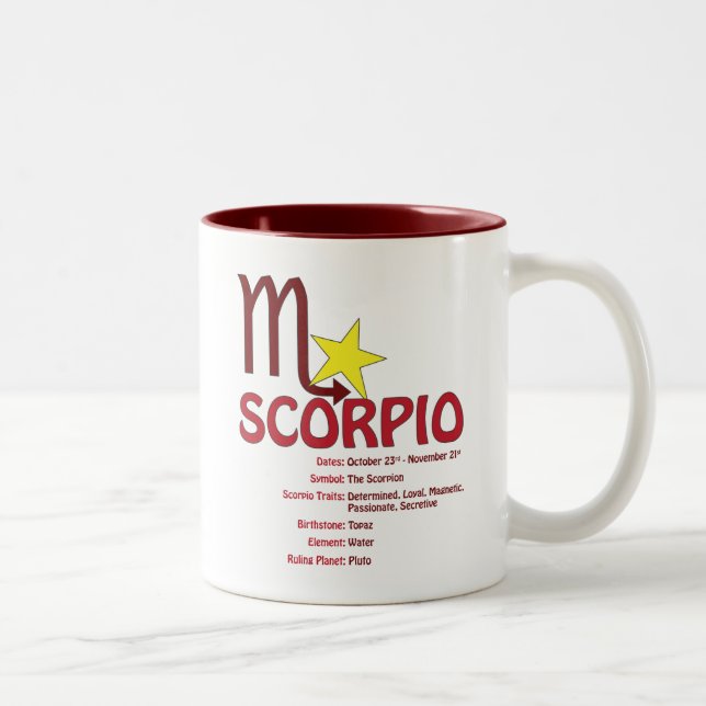 Tasse de traits de Scorpion (Droit)