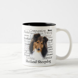 Tasse de traits de Sheltie
