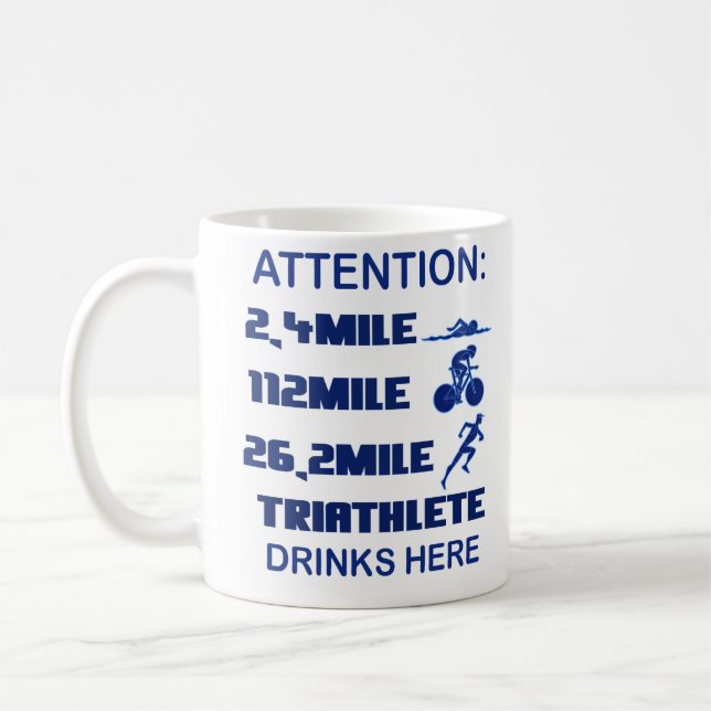 Tasse de triathlete de LD (Gauche)