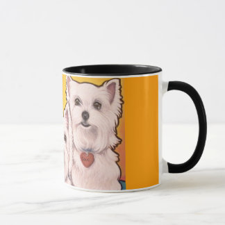 Tasse de trio de Westie