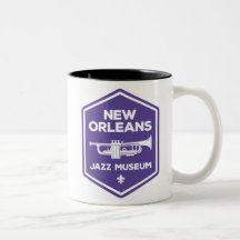 Tasse de trompette de musée de jazz de la