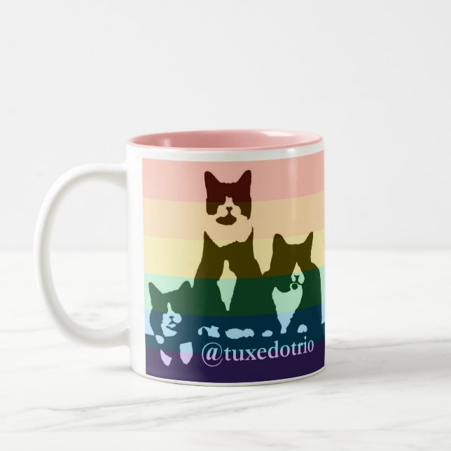 Tasse de TuxedoTrio d'arc-en-ciel (Gauche)