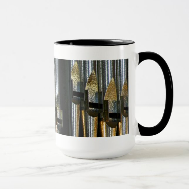 Tasse de tuyaux d'organe en métal (Droite)