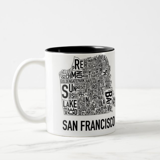 Tasse de typo de San Francisco (Gauche)