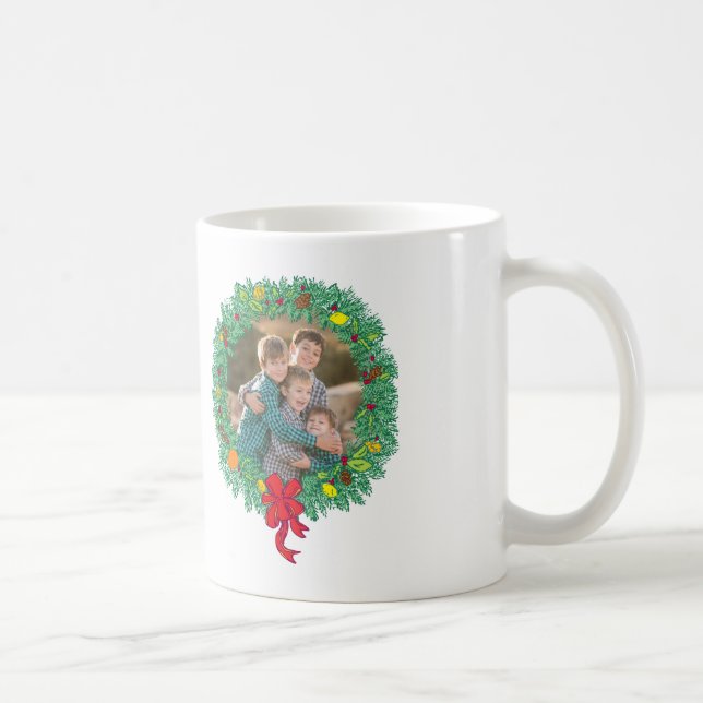 Tasse de vacances de photo : Guirlande de Joyeux (Droite)
