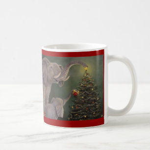 Tasse de vacances d'éléphants
