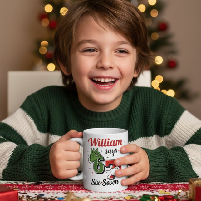 Tasse de vacances tendance 6-7 - Cadeau personnali (Créateur téléchargé)