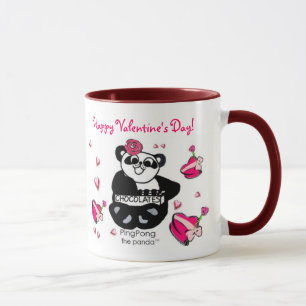 Tasse de Valentine de PANDA de BONBON