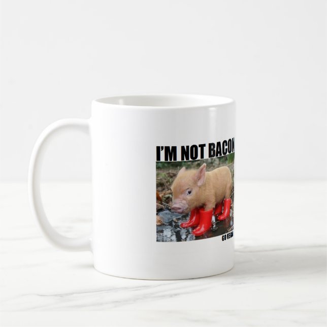 Tasse de végétalien de porcelet (Gauche)