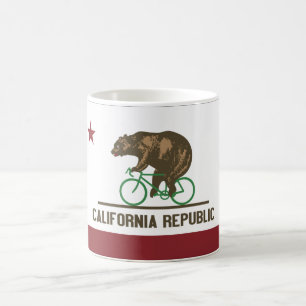 Tasse de vélo d'ours de la Californie