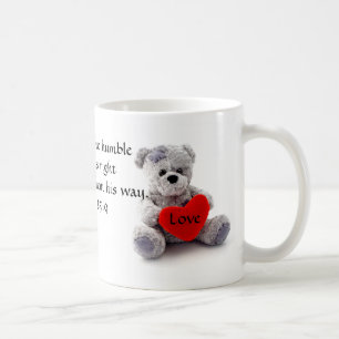 Tasse de vers de bible d'ours de nounours de 25:9