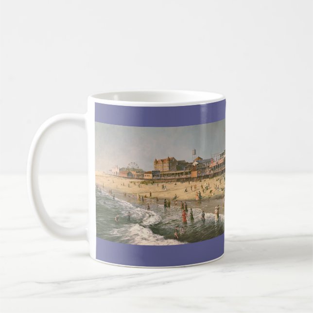Tasse de "vieille ville d'océan" de Paul McGehee (Gauche)