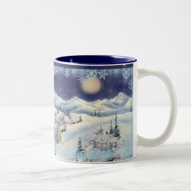 TASSE de VILLE de NOËL par SHARON SHARPE (Droit)