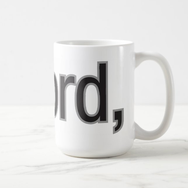 Tasse de virgule d'Oxford (Droite)