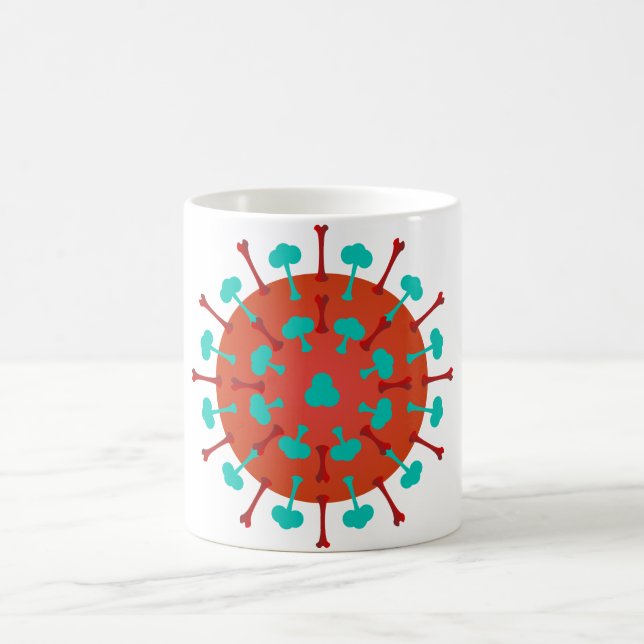 Tasse de virus de grippe (Centre)