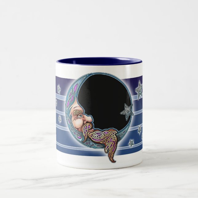Tasse de visage de lune de Knotwork (Centre)