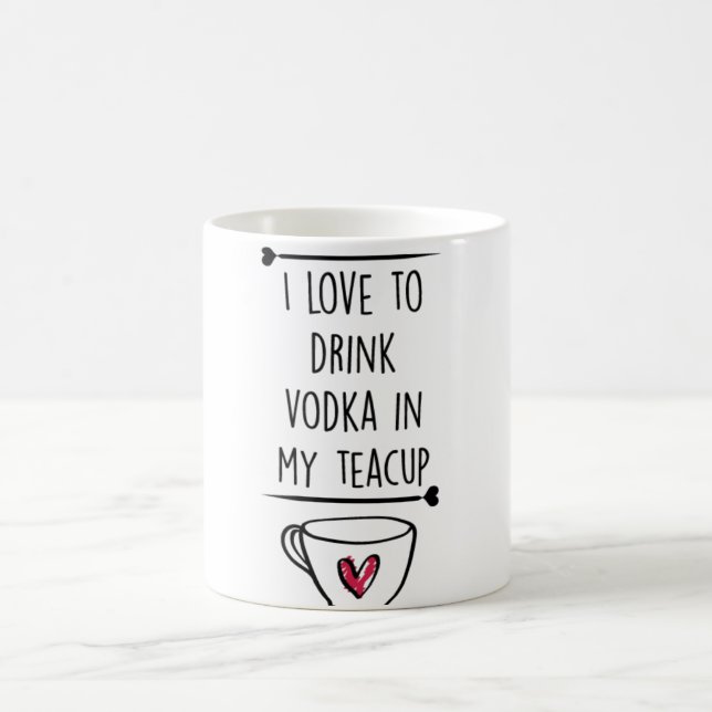 tasse de vodka (Centre)