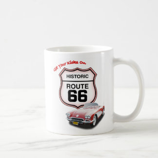 Tasse de voiture de l'itinéraire 66