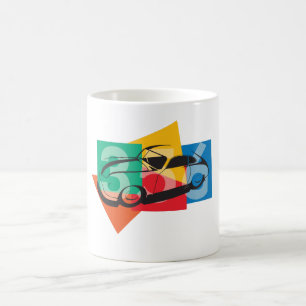 tasse de voiture de sport
