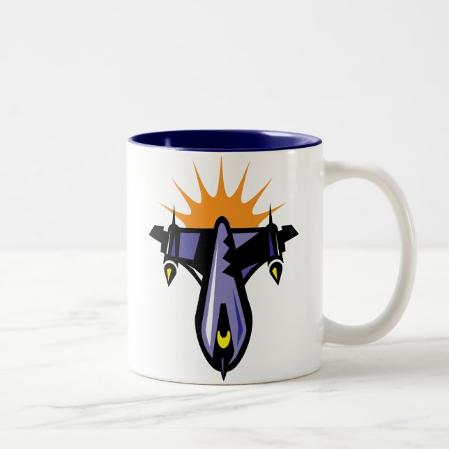 Tasse de vol de bateau de Rocket d'imaginaire (Droit)