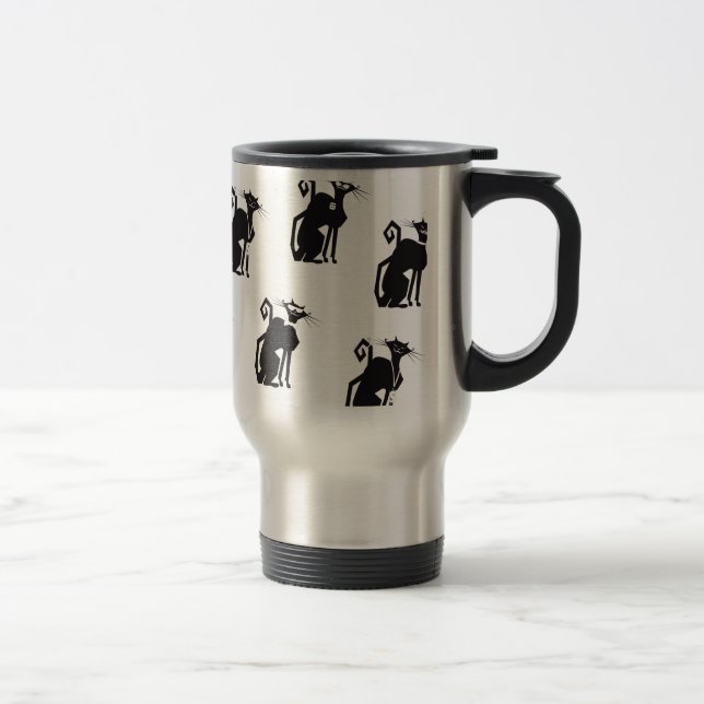Tasse de voyage - Chat professionnel (Droit)