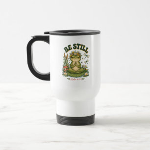 Tasse de voyage chrétienne Sois Calme