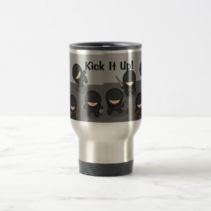 Tasse de voyage - coup-de-pied de Ninja "il ! "
