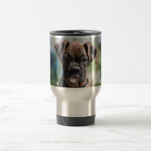 Tasse de voyage d'acier inoxydable de chiot de