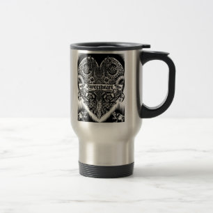 Tasse de voyage d'amoureux
