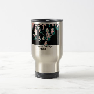 Tasse de voyage d'argent de photo de maraudeur
