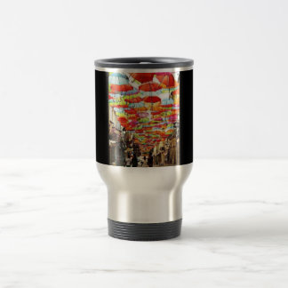 Tasse de voyage d'art de parapluie