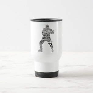 Tasse de voyage d'autorité d'hockey